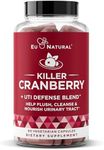 9-In-1 Killer Cranberry Pills for Women – UTI Defense Blend with Clinically Studied Ingredients – 9 Extract Urinary Tract Supplement – Pine Bark, Propolis, Vitamin D & More – 60 Fast-Acting Capsules