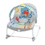 Baby Einstein Ocean Explorers Kick to It Opus Musical Infant to Toddler Rocker, Baby Chair, Baby-Activated Music and Lights, Ages 0-30 Months