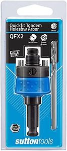 Sutton tools H103QFX2 Quickfit Holesaw Arbor, 14-152 mm Diameter, Black/Blue