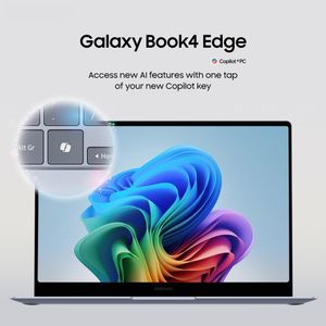 Samsung Galaxy Book4 Edge 16" AI Laptop – Snapdragon X Elite, 16GB RAM, 1TB, Arctic Blue