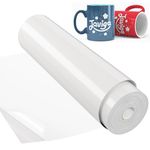 JAVIGA White Permanent Vinyl 12 x 40 FT Adhesive Vinyl for Cricut Glossy White Vinyl Roll Compatible with All Cutting Machine Silhouette Cameo Cutters Indoor Outdoor DIY Craft Wall Decor