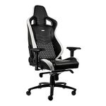 noblechairs EPIC Gaming Chair - Office Chair - Desk Chair - Real Leather - Black/White/Red