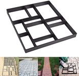 GOTOTOP Paving Moulds Garden Driveway Mould Cement Mould Reusable Durable for Garden Courtyard Patio and Walking 45X40X4cm