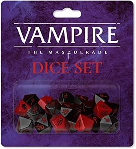 Renegade Games Studio Vampire: The Masquerade Dice Set - for Vampire: The Masquerade Roleplaying Game, Multicolour