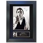 JOHNNY CASH Signed Reproduction Autograph Mounted Photo Print #85