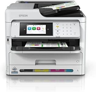 Epson Workforce Pro WF-C5890DWF | Impresora Multifunción 4en1 Color, Doble Cara Automático (Dúplex), Alimentador Automático de Documentos (ADF), WiFi, Ethernet, Impresora, Copiadora, Escaner, Fax
