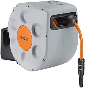 Claber Rotoroll Evolution 20 m, dévidoir automatique pour montage mural équipé de Slow Rewind System