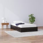 Signature Sleep Magnus Platform Bed Frame and Mattress Set, Twin, Black Oak