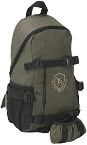 Mochila de caza Tourbon pequeña con soporte para rifle – Color verde, color verde, tamaño 24*14*42cm