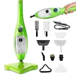 H2O X5 Steam Mop and Handheld Steam Cleaner For Cleaning Hardwood and Kitchen Tile Floors, Grout Cleaner, Upholstery Cleaner and Carpets