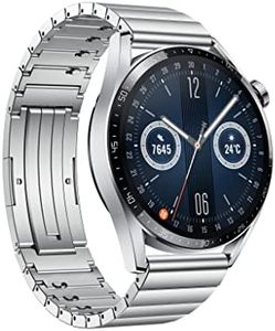 Huawei Watch GT 3 46 mm,14 Jours d'autonomie,AI Running Coach,100+ Modes Sport,Appels Bluetooth,Positionnement Précis à Cinq Systèmes,Suivi de la Fréquence Cardiaque,Surveillance du SpO2,iOS/Android