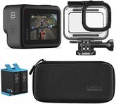 GoPro HERO8 Black Bundle: Includes HERO8 Black Camera, Rechargeable Battery (2 Total), Protective Housing, and Carrying Case