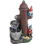 Sunnydaze Fire Hydrant Gnomes 16-In