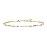 PAVOI 14K Gold Plated Charm Link Fl