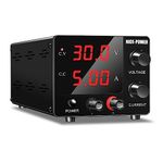 NICE-POWER DC Power Supply Variable, 30V 5A Adjustable Switching Regulated Power Supply with Encoder, High Precision 3-Digits LED Display, Mini Regulated DC Bench Power Supply