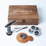 Cocktail Smoker Kit Vintage Box by Smoktail - Bourbon Smoker Kit - Experience The Perfect Blend of Bourbon and Smoke Best Gift for Cocktail Enthusiasts Men and Women (Without Butane)