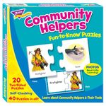 Trend Enterprises Community Helpers Fun-to-Know Puzzle