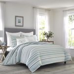 Tommy Bahama Comforter Set-Premium Quality Ultra Soft Breathable Cotton, All Season Bedding, 100%, Teal/Blue/White, King