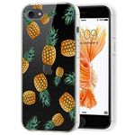 Vavies Case for iPhone 6S Plus Case,iPhone 6 Plus Case for Girls Women, Slim Shockproof Clear Pattern Soft TPU Back Phone Protective Cover Cases for iPhone 6 Plus/iPhone 6S Plus 5.5 inch (Pineapple)