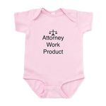 CafePress Attorney Work Product Infant Bodysuit - Cute Infant Bodysuit Baby Romper