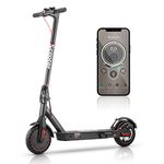 Electric Scooter Adults Fast 25km/h,iScooter Portable E Scooter with APP Control, 25km Long Range, 350W Motor, 8.5'' Maintenance Free Tires,Max Load 264 lbs Electric Scooters for Adults & Teens (i9)