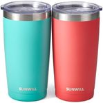 SUNWILL 20oz Tumbler with Lid (Teal