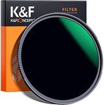 K&F Concept 67MM ND Filter ND1000 10 Stops, Neutral Density Lens Filter HD 28 Layer Neutral Grey ND Lens Filter with Multi-Resistant Nano Coating for Canon Nikon Lens