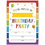 Printed Party Kids Birthday, Rainbo