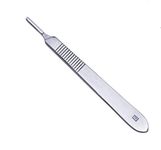 Stainless Steel Scalpel Handle for Surgical Blades (Imported) (Handle Size 3)