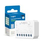 Tapo S110E 10A WiFi and Bluetooth Smart Relay Switch,Shutter Light Boiler Control with Usage Monitoring,Dry and Wet Contact,Matter Compatible,App Control,Alexa,Google Home,No Hub Required,Compact Size