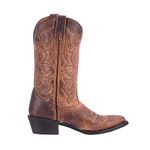 Laredo Women's Maddie Round Toe Cowboy Boots Western, Distressed Tan, 7 Wide