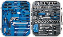 Draper 32027 Mechanics Tool Kit, 127 Piece Blue One Size