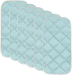Sunny zzzZZ 6 Pack Baby Waterproof Changing Pad Liners - Quilted Thicker Ultra Soft Changing Table Cover Liners - Durable & Easy to Clean - Blue - 23" x 11"
