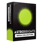 Astrobrights Mega Collection, 8 ½ x 11, 24 lb., Neon Green, 625 CT. (91672) "Amazon Exclusive" - More Sheets!