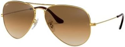 Ray-Ban - Aviator Gradient XL Sunglasses - Gold, Light Brown Gradient - Unisex