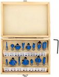 15pcs Router Bit Set Woodworking Tr