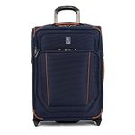 Travelpro Crew Versapack Max Carry-On Exp Rollaboard, Patriot Blue, Carry-On 21-Inch, Crew Versapack Softside Expandable Upright Luggage