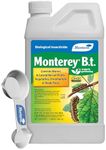 Monterey B.t. Bundled with Measuring Spoon - Caterpillar & Worm Killer Organic Gardening - Apply with Sprayer - 32 oz