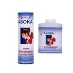 Asoka-c Sandalwood Talcum Powder Blue 300g & 35g [Combo Pack]