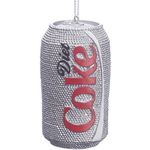 Coca Cola Glittered Diet Coke Can Christmas Ornament CC2176DC