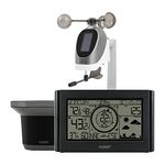 La Crosse Technology 328-96087-INT Black & White Professional Weather Station, Black