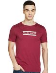 Allen Solly Men Regular Fit T-Shirt (Askcqrgf575467-M_Magenta_M)