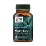 Gaia Herbs Mighty Lungs - Lung Support Supplement to Help Maintain Overall Lung & Respiratory Health* - With Mullein, Plantain, Schisandra & Elecampane - 60 Vegan Liquid Phyto-Capsules (20-Day Supply)