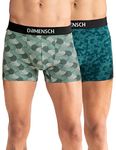 DAMENSCH Men's Regular Fit Cotton Trunks Pack of 2| Combed Cotton, Stretchy Fabric, Anti-Bacterial and Microfibre Waistband