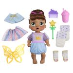 Baby Alive Fairy Fashions Sophia Sparkle Doll with Clothes Accessories, Brown Hair, 11 Inches, Toys for 3 Year Old Girls and Boys & Up (Amazon Exclusive)