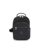 Kipling womens Seoul Small Backpack, black noir, One Size