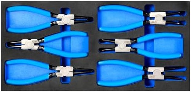 SMOTIVEPRO 6PCS 7inch Internal/External Snap Ring Pliers Set