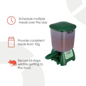 Fish Mate Automatic Pond Fish Feeder – P7000 Large Capacity