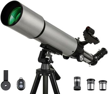 Telescope, GALAEYES 90mm Aperture 500mm FL AZ, w/Stargazing app, Telescope for Adults high Powered, Telescope for Adults, Telescope for Kids 8-12, Kids Telescope, Ideal for Beginner & Adults & Kids