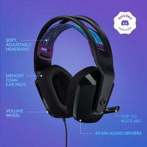 Logitech G335 Wired Gaming Headset – Black